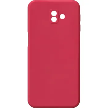 Pouzdro na mobilní telefon CVK Kryt červený na Samsung Galaxy J6 Plus