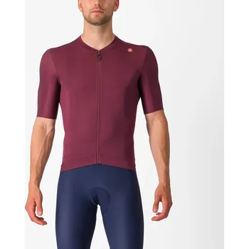 cyklistický dres Dres CASTELLI Espresso deep bordeaux S