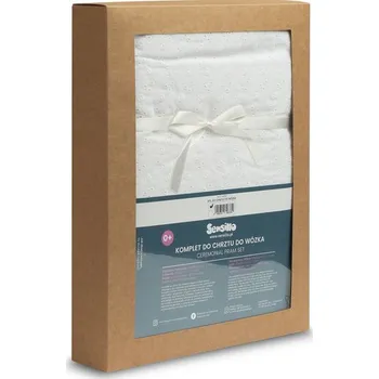 Sensillo Set na křest do kočárku bílý