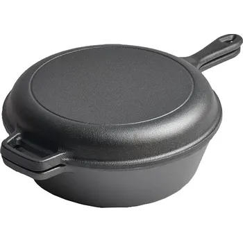 Hrnec Litinový rendlík s pánví 2 v 1 27 cm