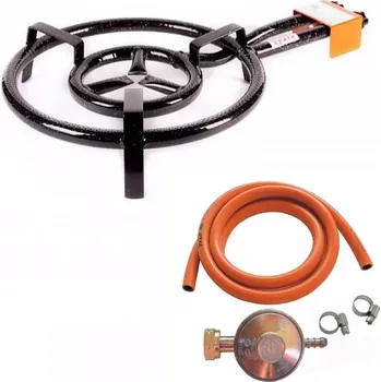 Vařič Plynový hořák Garcima M40 Paella 2 okruhy s připojením (ideální vařič pro vaření nejen pod širým nebem)