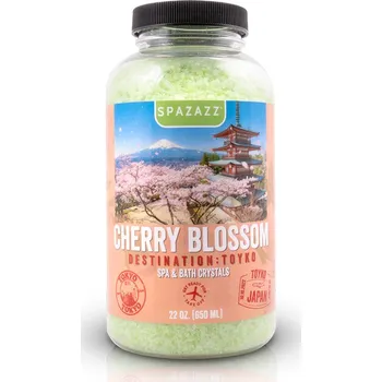 Vonná esence pro vířivku Aroma vůně do vířivky Spazazz Crystals Cherry Blossom - Tokyo (650g)