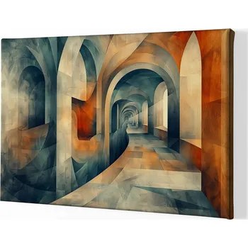 Obraz Obraz na plátně - Světla nekonečných chodeb FeelHappy.cz Velikost obrazu (šířka x výška): 40 x 30 cm