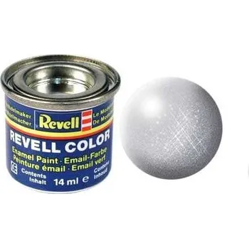 Modelářská barva Barva Revell emailová 32190 metalická stříbrná (silver metallic)