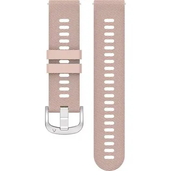 Řemínek na hodinky Silikonový řemínek Ricardo 18mm (pro Garmin Venu 2S, Vívoactive 4S, Forerunner 265S, Venu 3S aj.), růžová, Quick Release