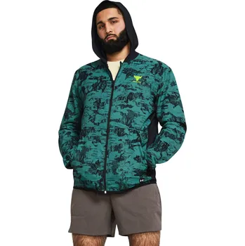 Pánská bunda UNDER ARMOUR Project Rock 1383215 Barva: Modrá (449), Velikost: L