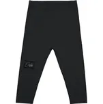 Rostoucí žebrované legíny Color Black; Barva: černá; Velikost: 74 - 80