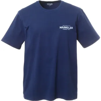 Pánské tričko Wrangler Graphic Tee Tričko Tmavě Modré L
