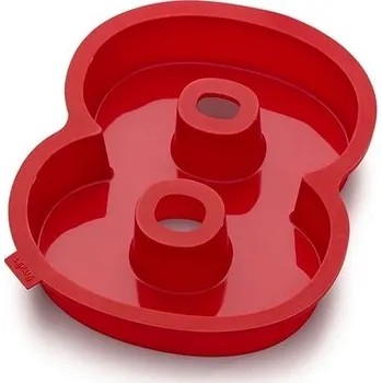 Forma na pečení LEKUE Silikonová forma na dort ve tvaru čísla 8 Lékué Number Mould