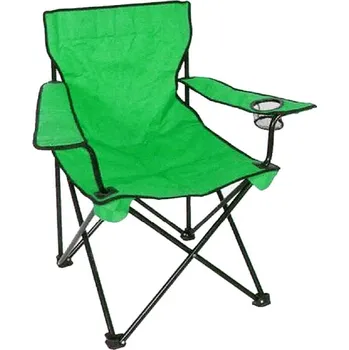 kempingová židle Stolička skládací BC2012A, 53x53x90cm, 120kg, zelená