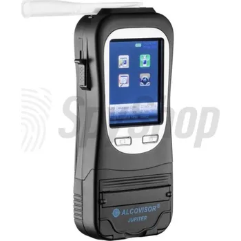 Alkohol tester Inovativní alkohol tester Alcovisor Jupiter s vestavěnou tiskárnou, GPS a dotykovým displejem pro náročná měření ALCOVISOR