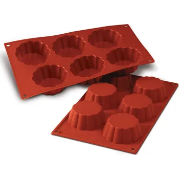 Forma na pečení Silikomart, Forma na bábovičky Sf035 Briochette Cannellata - Formadore