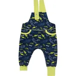 Rostoucí tepláky s laclem Shark vel. 68 - 98; Barva: modrá; Velikost: 74 - 80