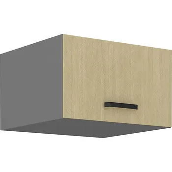 Kuchyňská skříňka LEMPERT Horní skříňka SCANDI 32 (60 / 36 / 57 cm) - rybí kost / antracit