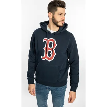 Pánská mikina 47 Brand Pánská mikina Boston Red Sox MLB Imprint ’47 BURNSIDE Hood Velikost: S