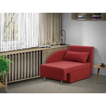 Pohovka Nabytekmorava Rozkládací křesílko Rony s úložným prostorem Barva: bordó