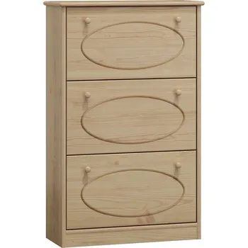 Botník Max-i Botník ze dřeva JENSEN NORE Zvolte barvu:: surové dřevo