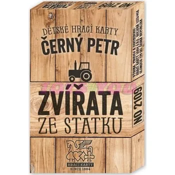 Karetní hra Černý Petr 2109 Zvířata ze statku – hrací karty