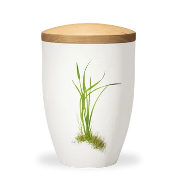 Smuteční dekorace Ekologická urna Odyssey - Květiny/Lipové dřevo