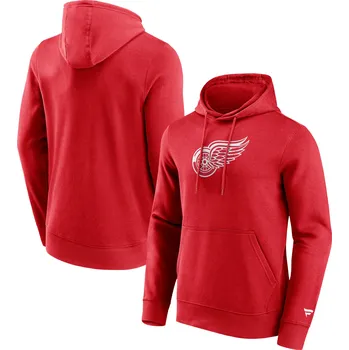 Pánská mikina Fanatics Pánská mikina Detroit Red Wings NHL Primary Logo Graphic Hoodie Athletic Red Velikost: M