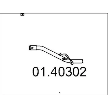 Výfuková trubka Výfuková trubka MTS 01.40302