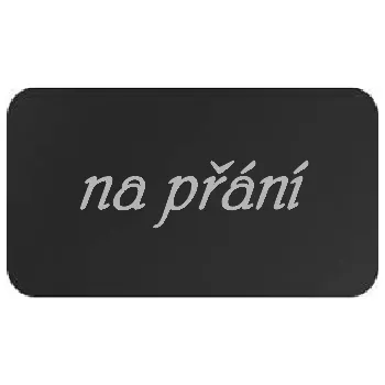 Samolepící etiketa JWD Štítek na dveře, štítek na schránku. Elox.8x5cm, vzor 6 Barva: Modrá