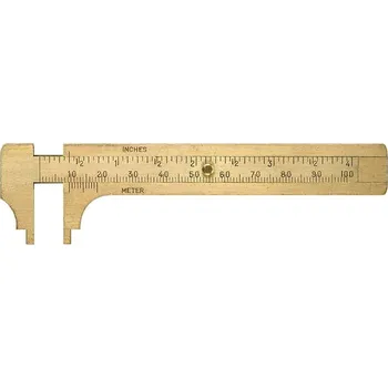 Posuvné měřítko Limit Kapesní posuvné měřítko - šuplera, rozsah 0-100 mm, mosaz