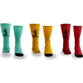 Pánské ponožky ponožky (set 3 párů) PERRI´S SOCKS - FENDER EXPLODED LOGO CREW - 43-47