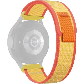 Řemínek na hodinky Nylonový řemínek Ricardo 20mm (pro Garmin Venu, Venu Sq, Venu Sq 2, Venu 2 plus aj.), oranžový, Quick Release