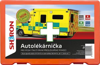 Autolékárnička Sheron 6631001 autolékárna plast CZ 206/2018 Sb