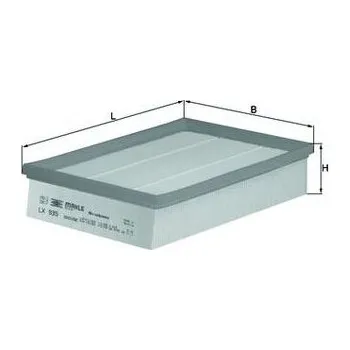 Vzduchový filtr Vzduchový filtr MAHLE LX 935