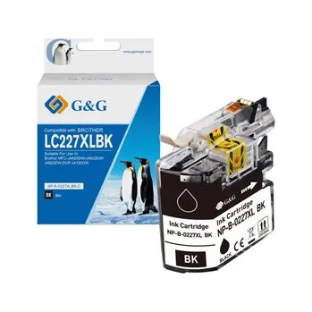 G&G kompatibilní ink s LC-227XLBK, NP-B-0227XLBK, black, 1200str. NP-B-0227XLBK