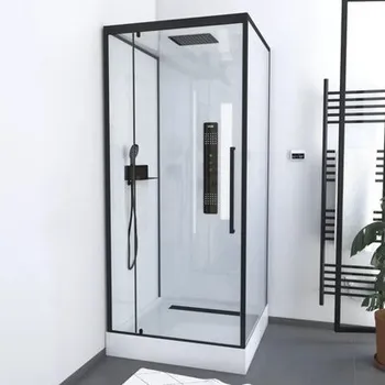 Sprchový box Aurlane Urban 2 90 x 90 x 215 cm černá