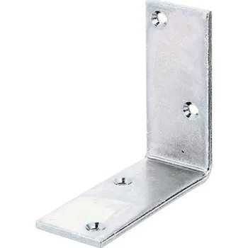 Tesařské kování Spojovací úhelník trámový 100x100x40 mm žlutě pozinkovaný