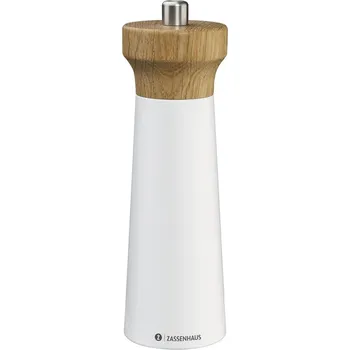 Mlýnek na koření Mlýnek na pepř WESTERLAND 18 cm, bílý - Zassenhaus (WESTERLAND mlýnek na pepř 18 cm, bílý - Zassenhaus)