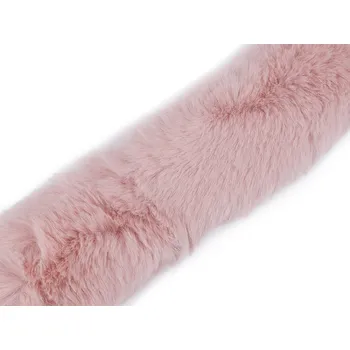 Našívací oděvní / dekorační kožešina plochá, řezaná šíře 5 cm