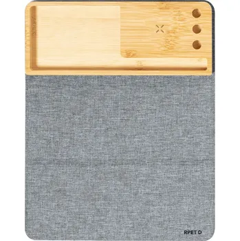 Podložka pod myš Atrova podložka pod myš s bezdrátovou nabíječkou 5 bez potisku bez potisku