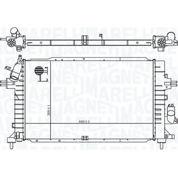 Chladič motoru Chladič, chlazení motoru MAGNETI MARELLI 350213176100