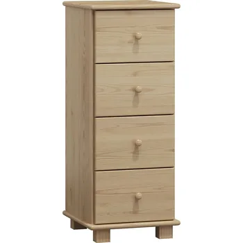 Komoda Max-i Komoda ze dřeva MATHISEN NORE Zvolte barvu:: surové dřevo, Hloubka: 42 cm