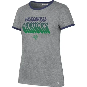 Dámské tričko Dámské tričko Vancouver Canucks NHL Letter Ringer Velikost: L