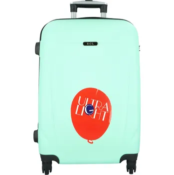 Cestovní kufr Traveler světle zelený vel. M