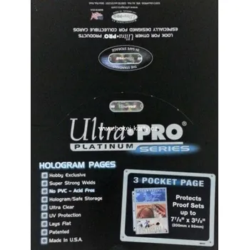Obal pro sběratelský předmět Folie na 3 karty PLATINUM balení 100 ks