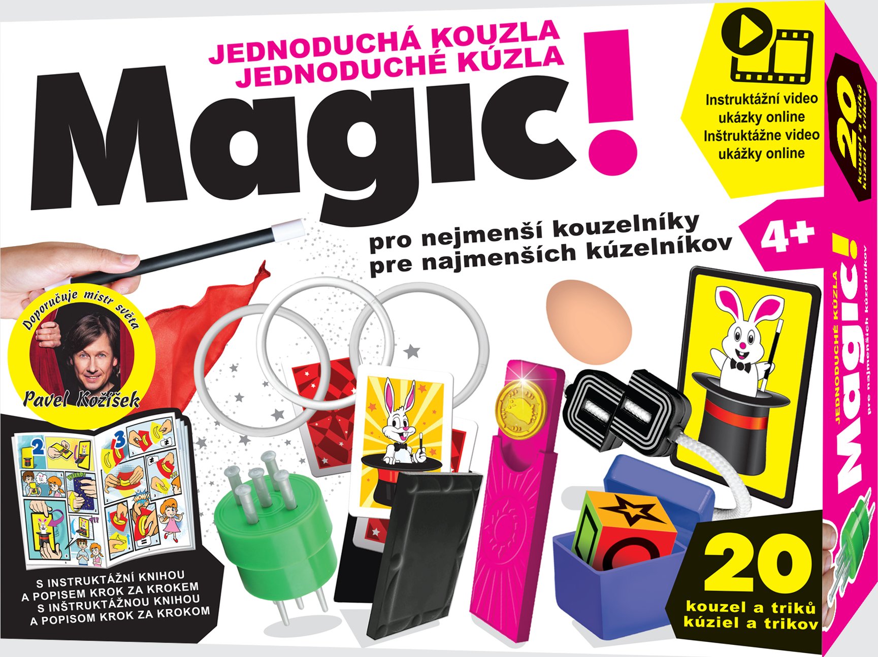 Jednoduchá kouzla pro nejmenší kouzelníky (Kouzelnická sada Škola kouzel)