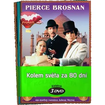 Seriál Kolem světa za 80 dní - seriál (3 DVD) (papírový obal)