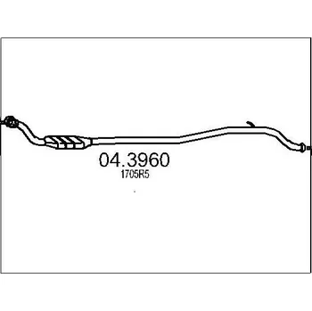 Katalyzátor Katalyzátor MTS 04.3960