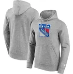 Fanatics Pánská mikina New York Rangers NHL Primary Logo Graphic Hoodie Sport Gray Heather Velikost: XL