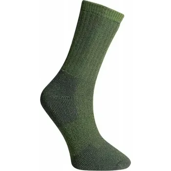 Ovčí Věci Zimní funkční ponožky Hunter s ovčí vlnou merino zelená, Velikost EU 41 - 42