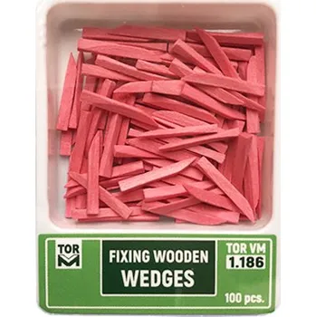 Mezizubní klínky dřevěné TOR (100 ks) 1.186 - růžové