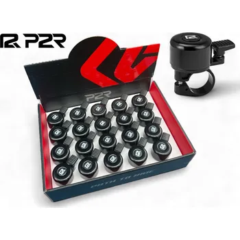 Zvonek na kolo Zvonek na kolo P2R lentils 1ks černý