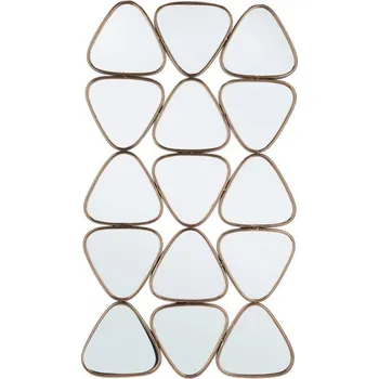 Zrcadlo BIZZOTTO Zrcadlo HANIMA zlaté 63,5x112 cm 0242839